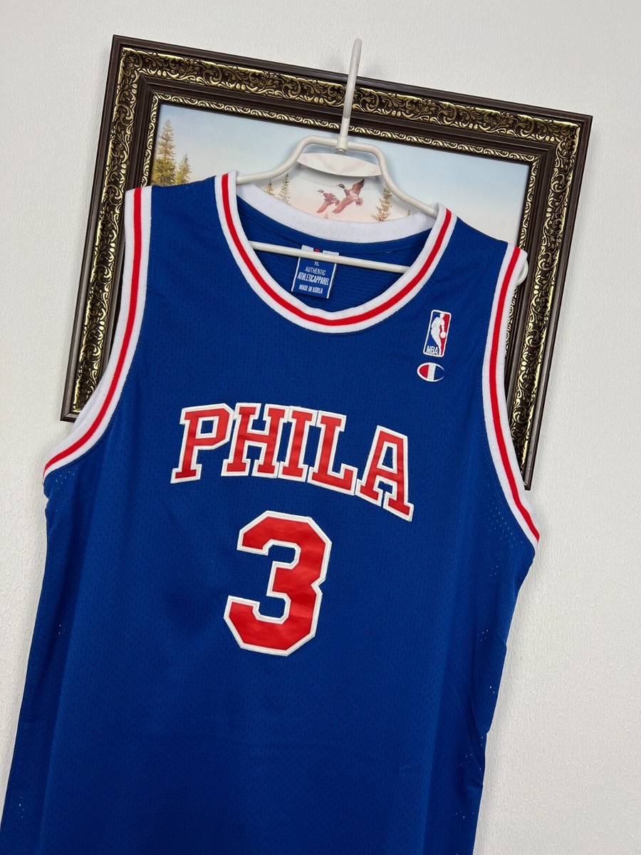 Vintage Champio NBA Philadelphia 76ers Allen Iverson Jersey Shirt