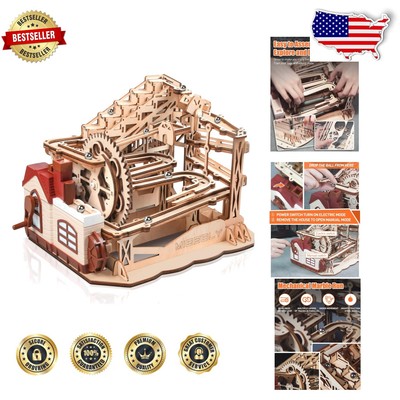 DIY Mechanical Gear 3D Wooden Puzzle for Home Decor - Perfect Gift Idea