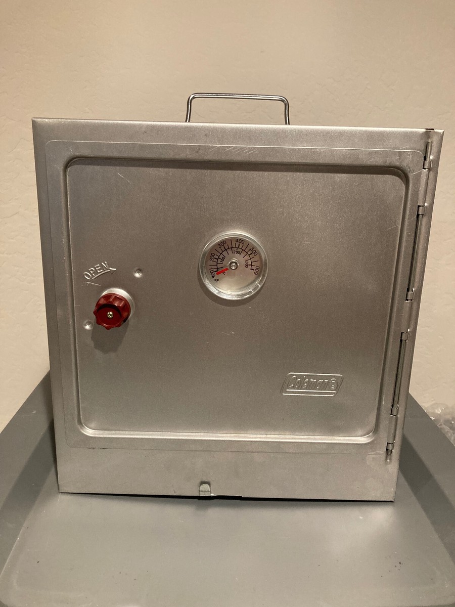 Vintage Coleman Folding Fold Away Camp Baking Oven Stove