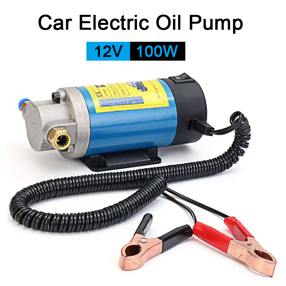 12V Electric Car Engine Diesel Fuel Pump Oil Transfer Extractor Fluid