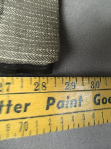 Vtg Wah Maker Mens 32x29 Gray Black Frontier Stripe Pants Jeans USA - Picture 3 of 11