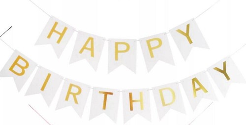Happy Birthday Banner Bunting Garland Party decoration decor - Picture 5 of 18