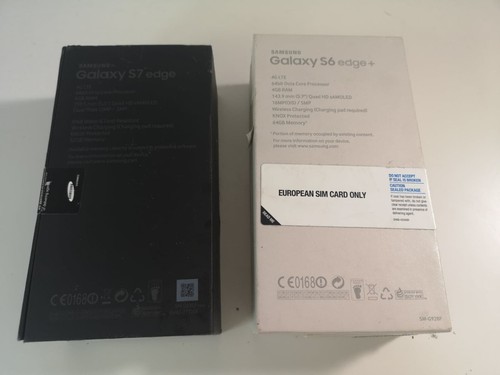 2 x Genuine Samsung Galaxy S7 Edge & S6 Edge+ Empty Boxes - Zdjęcie 2 z 5