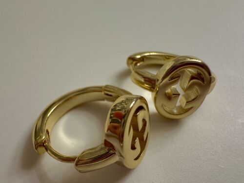 Gucci gold hoop earrings - Picture 9 of 11