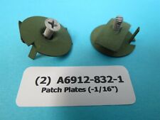 (2) Tinnerman 1-1/16 Patch Plate A6912-832-1 (44B232)Piper Beech Cessna Aircraft (2) Tinnerman 1-1/16 Patch Plate A6912-832-1 (44B232)Piper Beech Cessna Aircraft