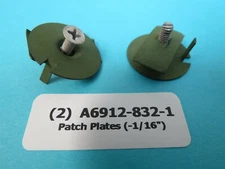 (2) Tinnerman 1-1/16 Patch Plate A6912-832-1 (44B232)Piper Beech Cessna Aircraft