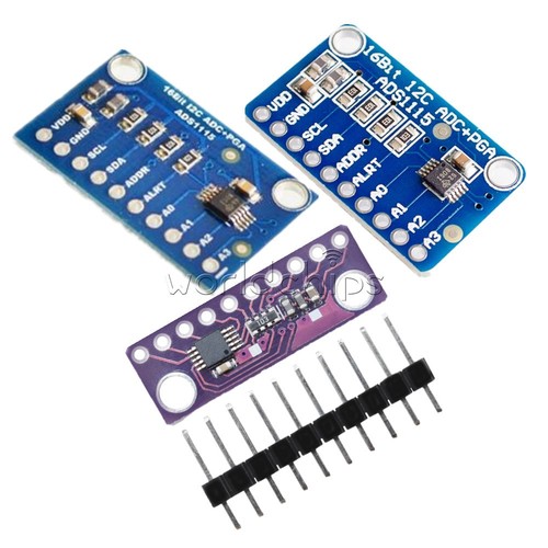 ADS1115 16 Bit I2C 4 Canali Modulo ADC con Amplificatore Pro Gain per Arduino Rpi - Foto 3 di 27