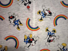 Classic Disney Minnie Mouse Fabric 9.5" X 9.5" Sewing Crafting Piece