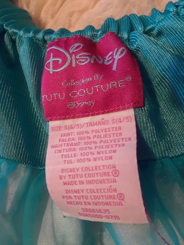 disney collection by tutu couture girls toddlers tutu blue size s (4t/5t) Frozen - Picture 5 of 8