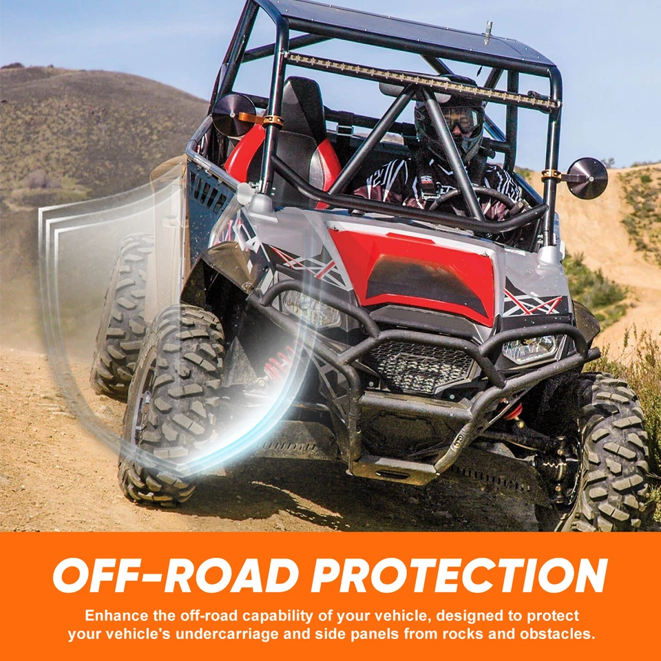 Barras Nerf laterales deslizantes de roca para Polaris RZR 570/RZR 800/RZR 800 S 2008-2014 Foto 4 de 4