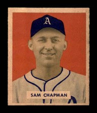 1949 Bowman #112 Sam Chapman   EXMT+ X3261520