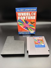 VINTAGE 1989 WHEEL OF FORTUNE Jr. Edition Gametek NES.  Working 😊 with Sleeve
