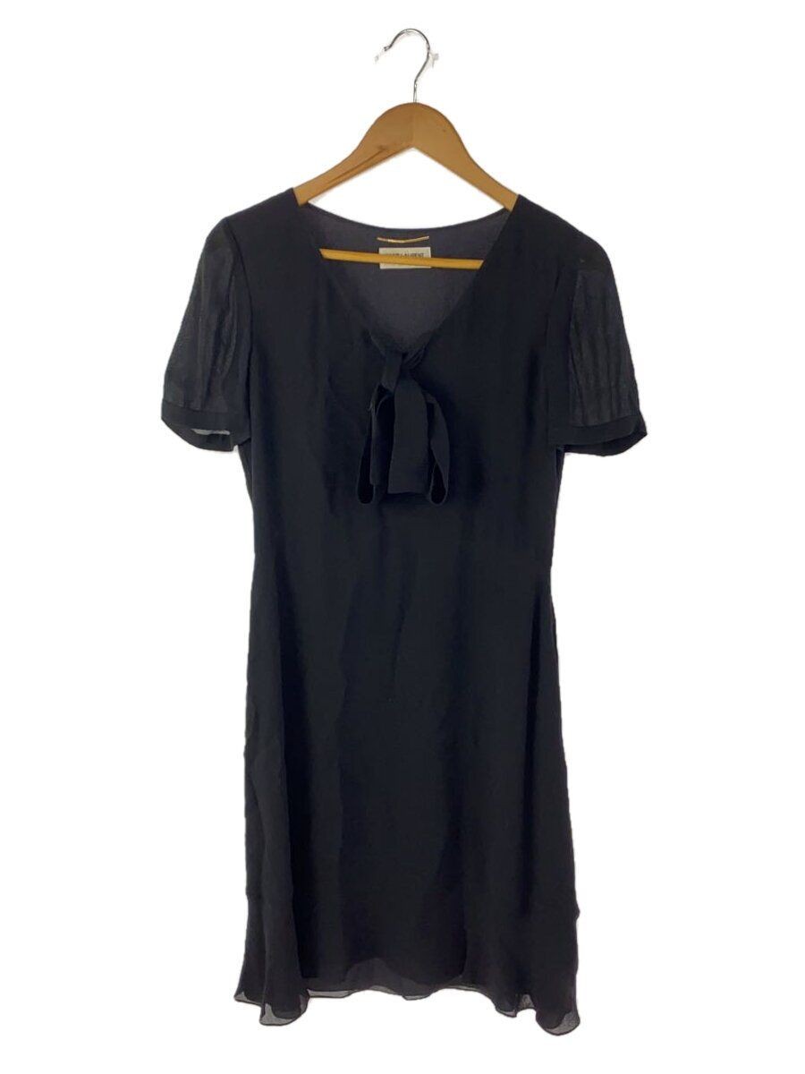Abito Saint Laurent Altro Manica Corta Rayon BLK