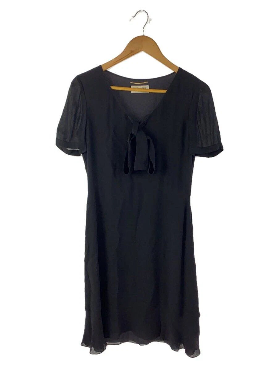 SAINT LAURENT (YSL) Abito Saint Laurent Altro Manica Corta Rayon BLK