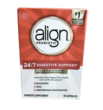 Align Probiotic 24/7 Digestive Support, 56 Capsules, Probiotics, Exp 05/2028