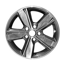 Refurbished Machined And Painted Medium Charcoal Aluminum Wheel 16 X 6.5