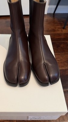 Maison Margiela Tabi Boots Size 38 Women s Brown Leather Used