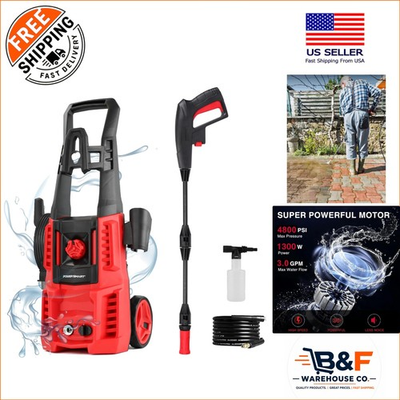 #ad Portable Electric Pressure Washer 1850 PSI Lightweight amp; User Friendly Design $139.94