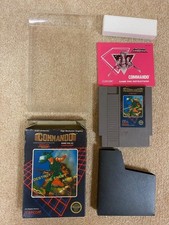 Nintendo NES Commando Complete CIB, circle seal, hang tab