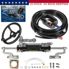 Hydraulic Steering Kit for Boats Up to 300HP For Outboard Engines Yamaha/Mercury