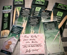 "THICC KNITZ" BUNDLE - Clover Circular Needles 24" 15/17/19 + Interchangeables