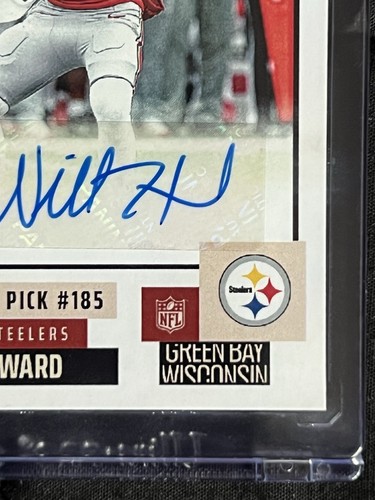 WILL HOWARD 2025 Panini NFL Draft Night Auto /99 Buckeyes Steelers - Picture 5 of 8