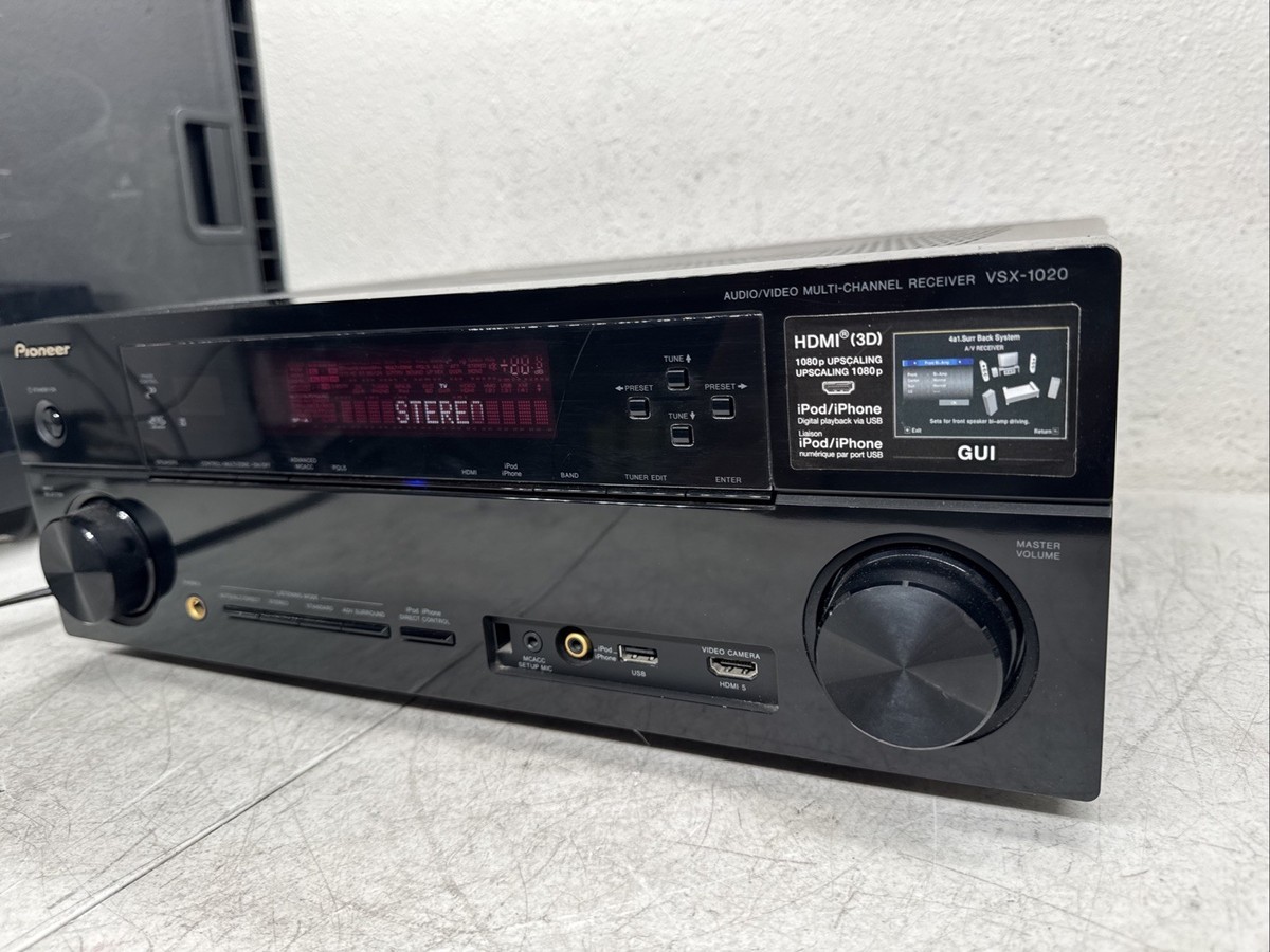 Pioneer VSX 1020 7.1 Channel 125 Watt Receiver for sale online | eBay