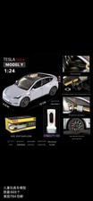 1:24 TESLA MODEL Y Alloy Die Cast Toy Car Model Sound and Light Children's Toy