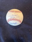 Jim Abbott/Matt Nokes "No Hitter  9/4/93" Signed OML Baseball w/COA Steiner — photo 2
