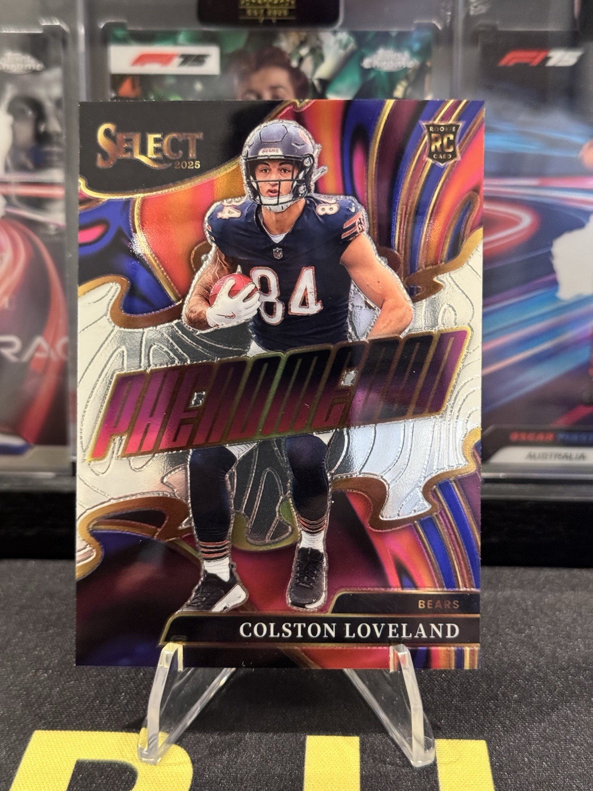2025 Panini Select Colston Loveland RC #5 Phenomenon Base Chicago Bears