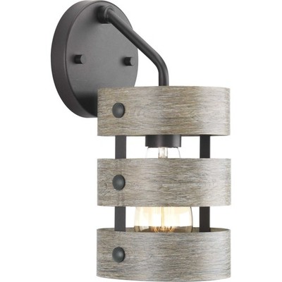 Progress Lighting P710031 Gulliver 1 Light 6''W Bathroom Sconce - Grey