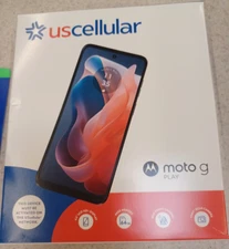 Motorola Moto G Play (2024) Blue (US Cellular Prepaid) 64GB, 6.5" - Brand New