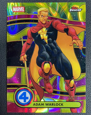 2026 Topps Finest Fantastic 4 Adam Warlock 1960s Blacklight Variation #50/50