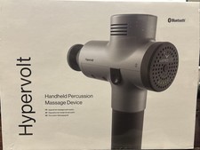 Hyperice Hypervolt Plus Handheld Percussion Massage Device Silver Powerful Quiet
