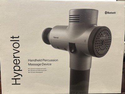 Hyperice Hypervolt Plus Handheld Percussion Massage Device Silver Powerful Quiet