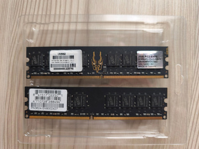 GeIL DDR2 RAM Kit 4GB   2×2GB DDR2-800 / PC2-6400