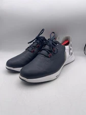 FootJoy FJ Fuel Men's Size 10.5 Spikeless Golf Shoes Leather Blue White