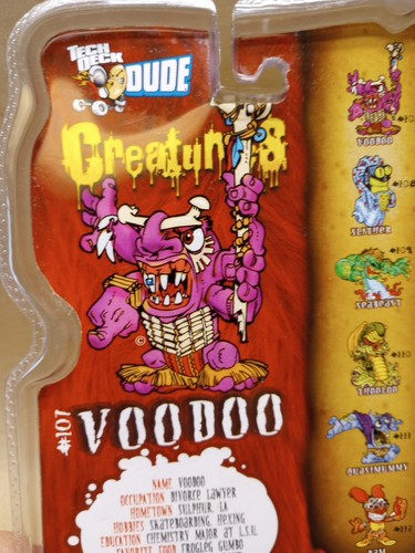 Tech Deck Dude Creatures VOODOO with skateboard figure figurine 2003 “NEW” - Picture 9 of 11