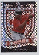 2021 Panini Chronicles Crusade Building Blocks Prizm Rafael Devers #11 10ou