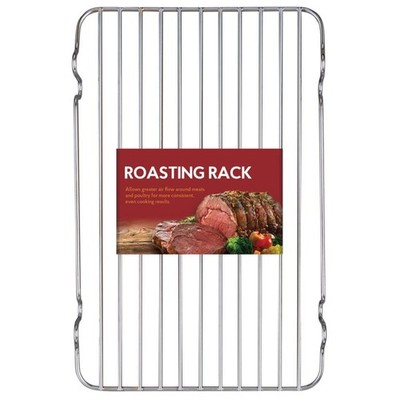 HIC Kitchen Roasting Baking Broiler Rack, Chrome-Plated Broiler, Silver 