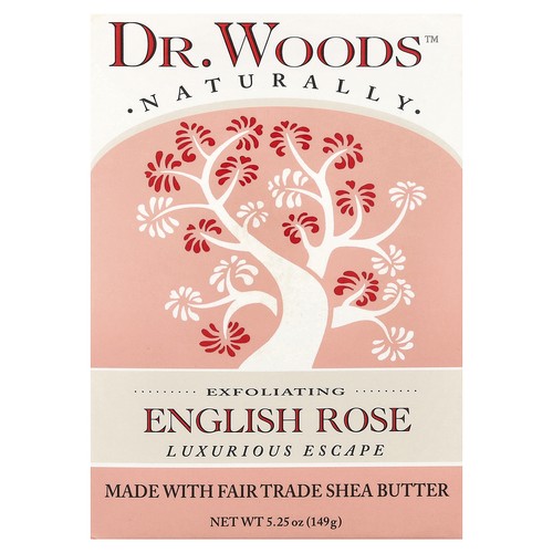 Exfoliating Bar Soap, English Rose , 5.25 oz (149 g)