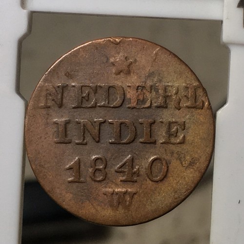 NETHERLANDS INDIES 1839 & 1840 W 1 CENT KM290 - Picture 4 of 5