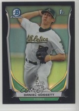 2014 Bowman Draft Chrome Black Refractor 2/75 Daniel Gossett #CDP71 c5r