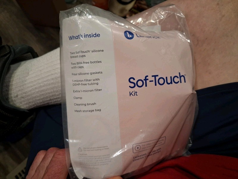 New Sealed Genuine Limerick Sof-Touch Kit Breast Pump Kit Accesories