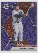 2021 Panini Mosaic Rookie Quick Pitch Purple Prizm 10/50 Jahmai Jones #271 02vv