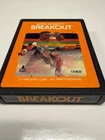 Rare 1986 ORANGE Label BREAKOUT Atari 2600 "1986 Atari Corp"