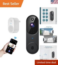 Weather Resistant Wireless Video Doorbell with Enhanced Night Vision Features