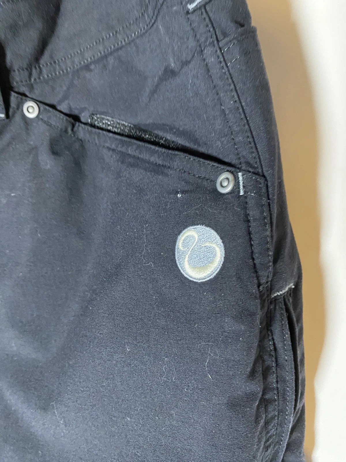 burton bio lite high rise pockets zippers pants