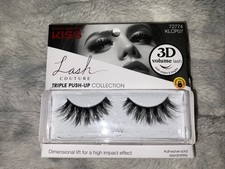 KISS Triple Push-Up Lash Couture False Eyelashes Teddy 1 Pair 72774/KLCP07