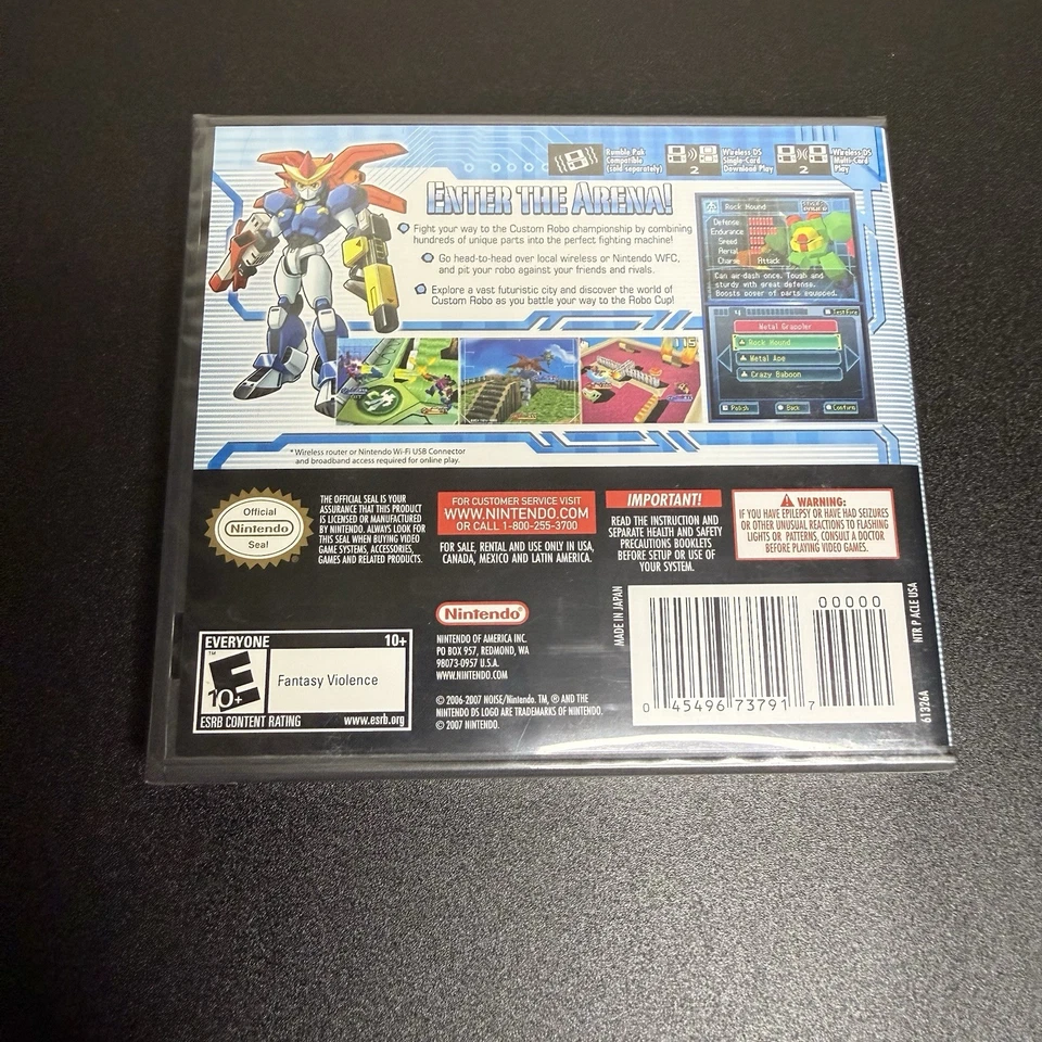 Custom Robo Arena (Nintendo DS, 2007) Brand New Sealed Authentic - Image 2 of 4